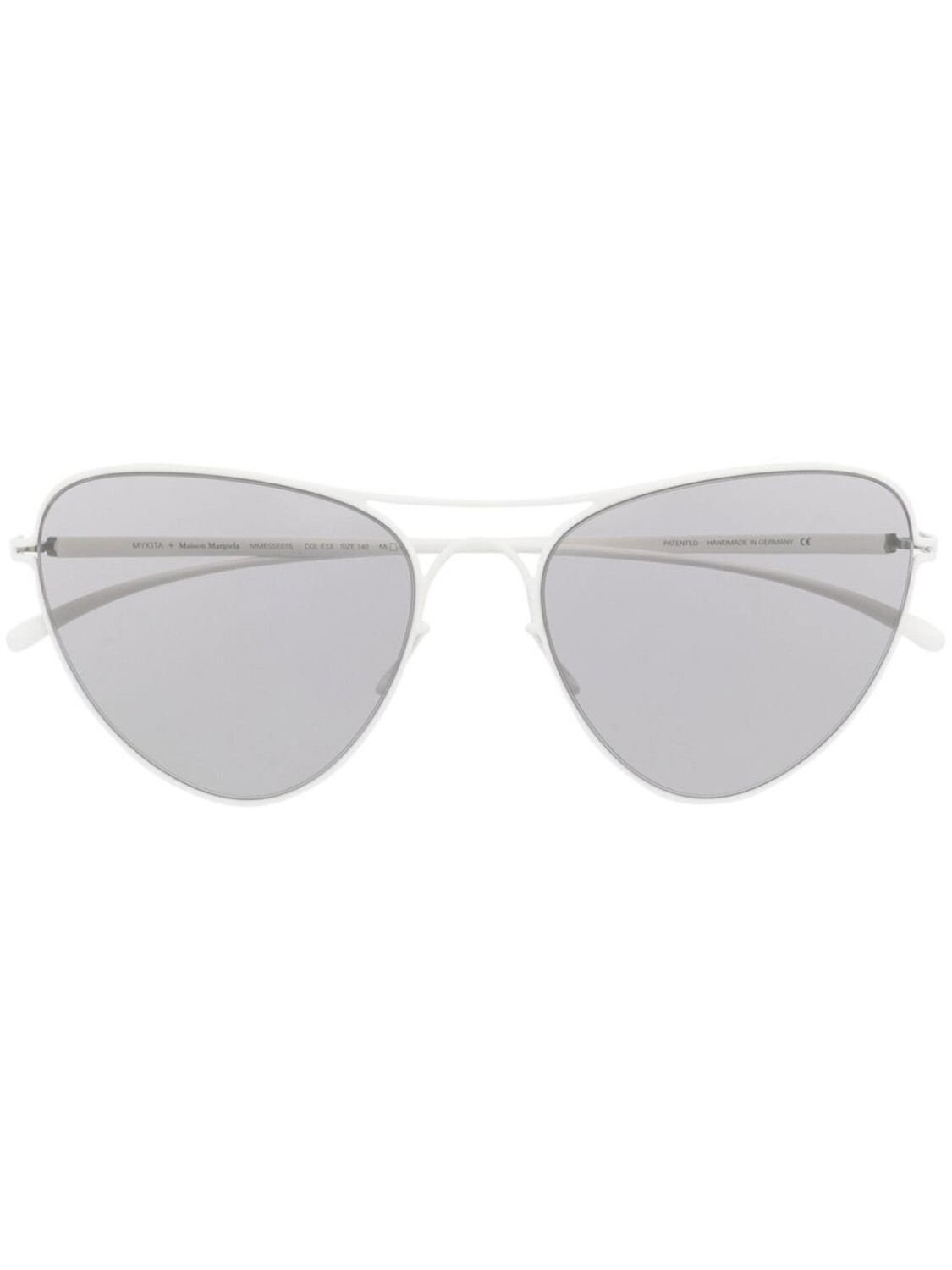 

Солнцезащитные очки в оправе 'кошачий глаз' Mykita, белый