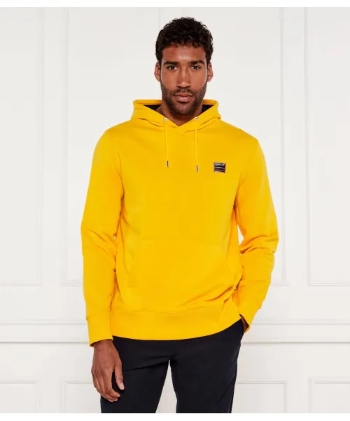

Контрастная толстовка Regular fit Gant, желтый