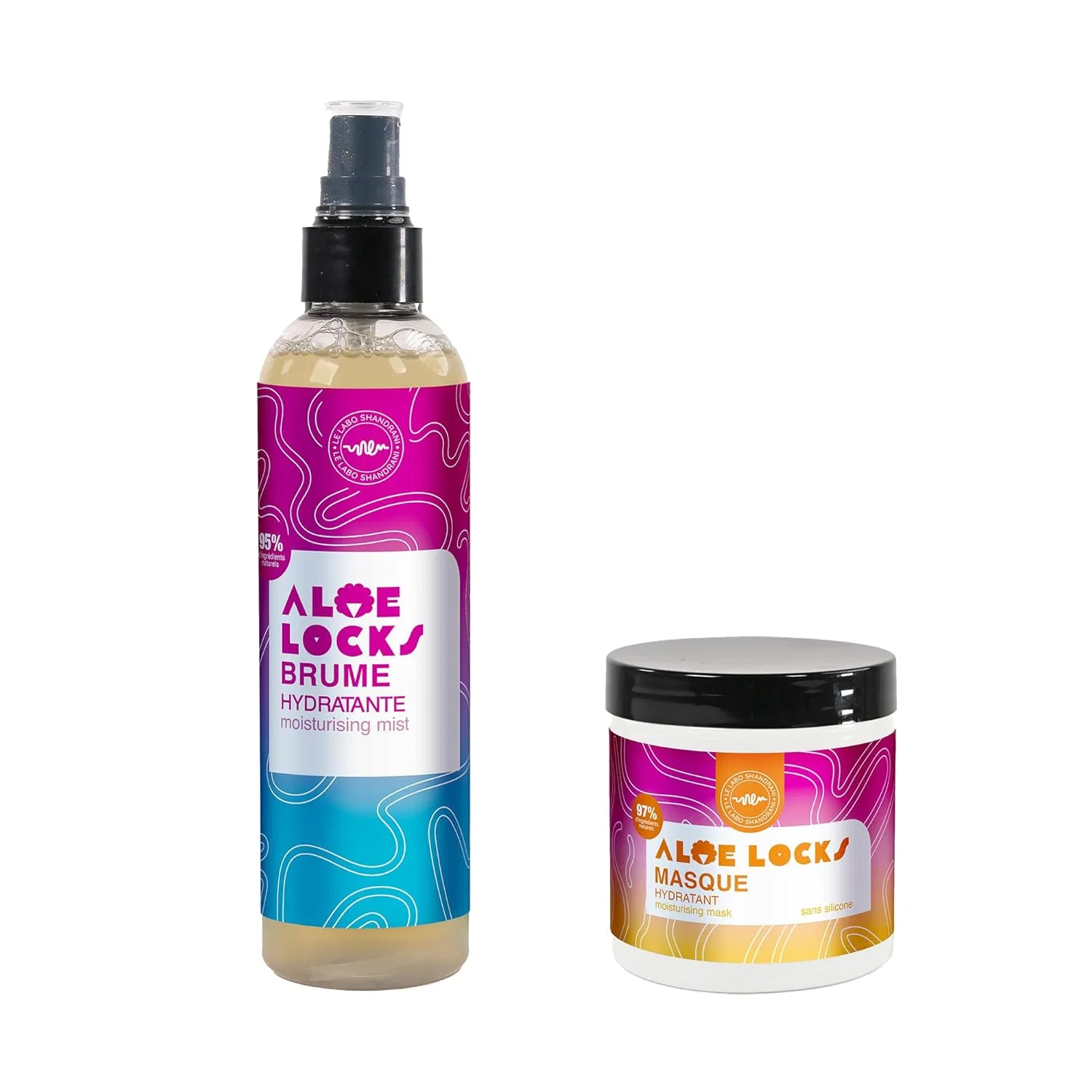 Увлажняющий спрей и маска Aloé Locks для кожи головы Shandrani Aloe Locks