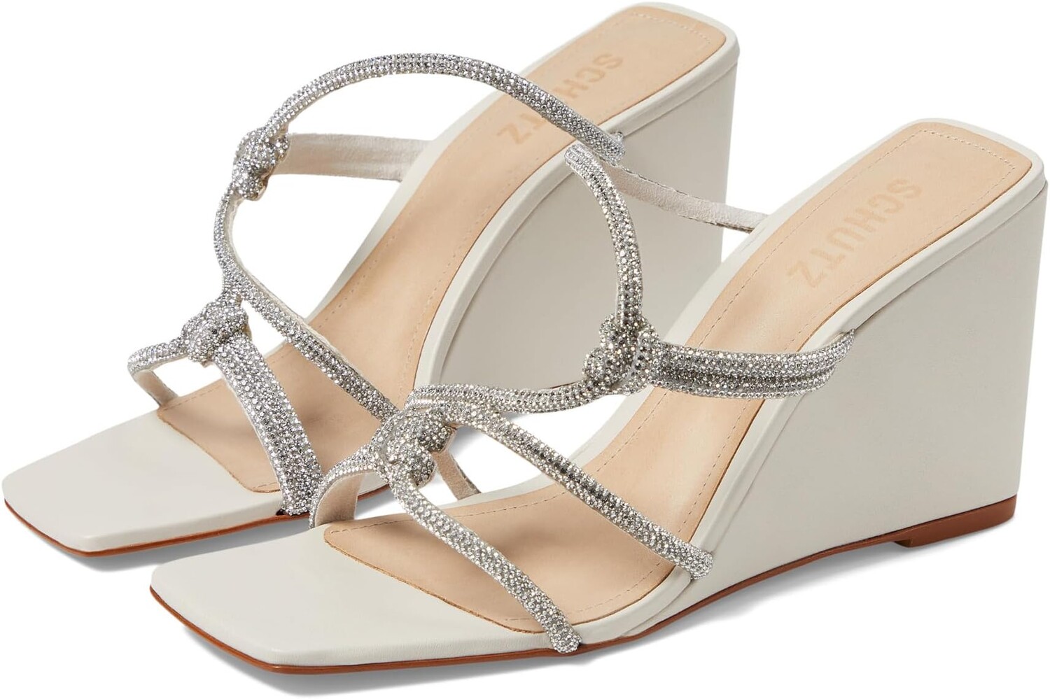 

Туфли на танкетке Lauryn Wedge Schutz, цвет Cristal/Pearl