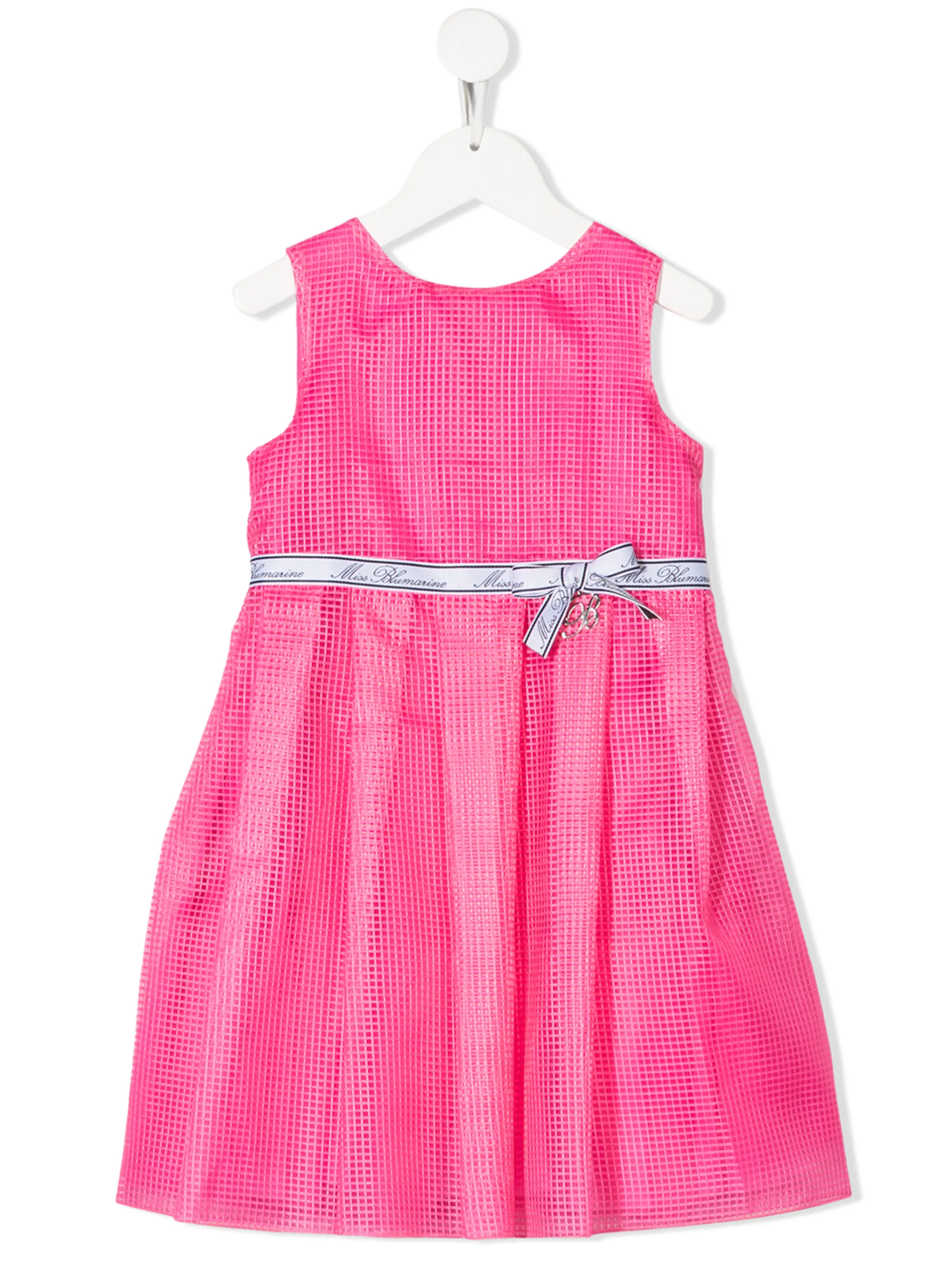 

Платье с лентой Miss Blumarine, розовый