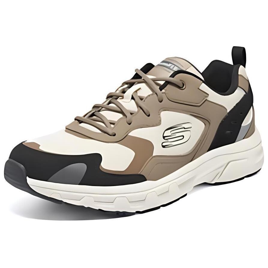 Кроссовки Skechers Go Walk Flex Lifestyle Shoes Men Low-top Black/Brown/Beige/White/Grey, черный/коричневый/бежевый — фото 3