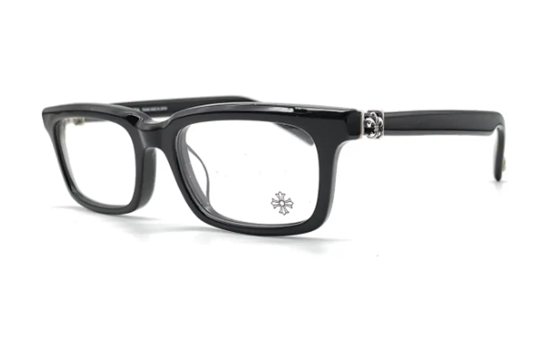 

Chrome Hearts Очки нестандартной формы унисекс черные серебристые, Black Silver