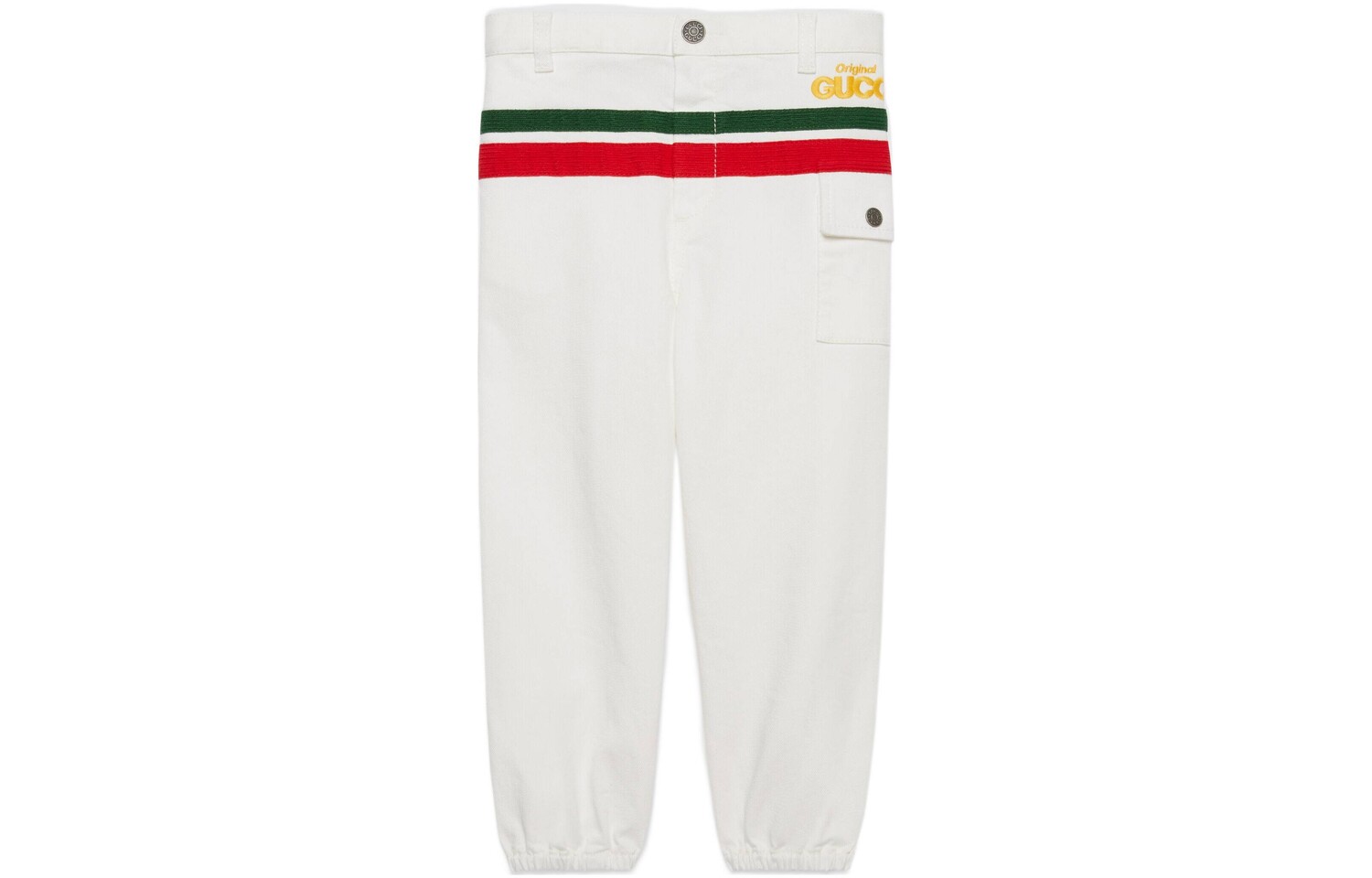 

Брюки детские Gucci, белый / красный / зеленый