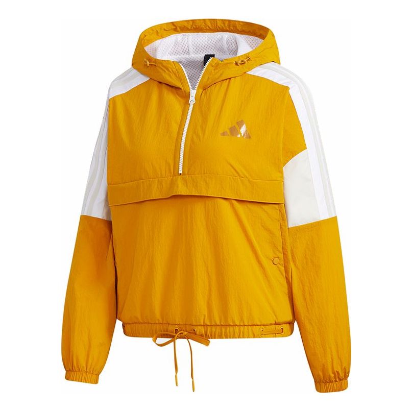 

Куртка (WMNS) adidas Urban Anorak Casual Sports Half Zipper Jacket Gold Color GM1470