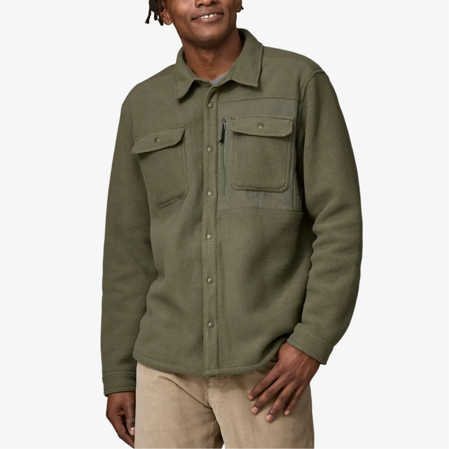 Куртка Synchilla для мужчин Patagonia, цвет Polished Red/BURR — фото 4