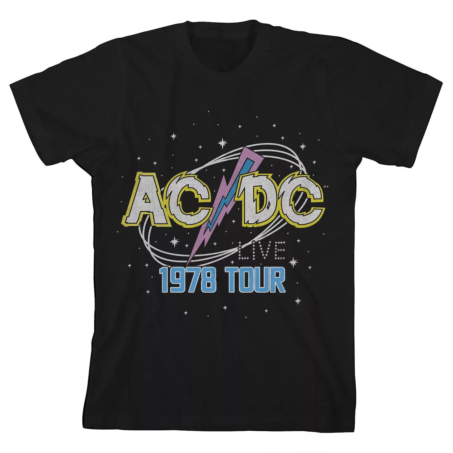 

Футболка AC/DC 1978 World Tour для мальчиков 8–20 лет с графикой в ​​стиле поп-арт Licensed Character