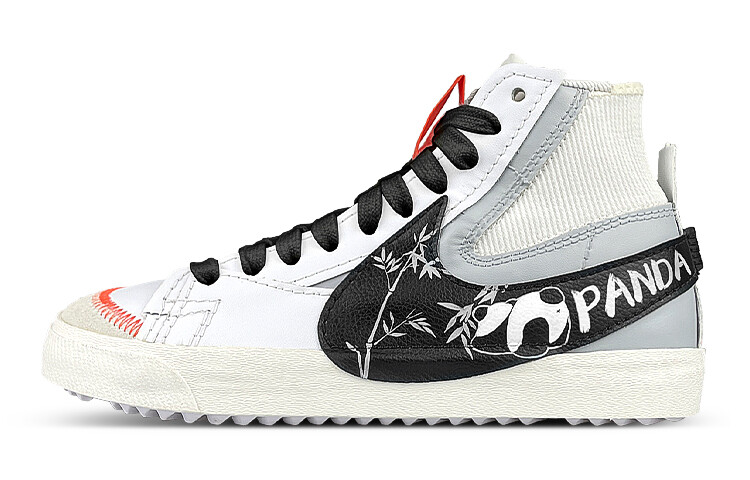 

Кроссовки Nike Blazer Skateboard Shoes Unisex Mid-Top White Black