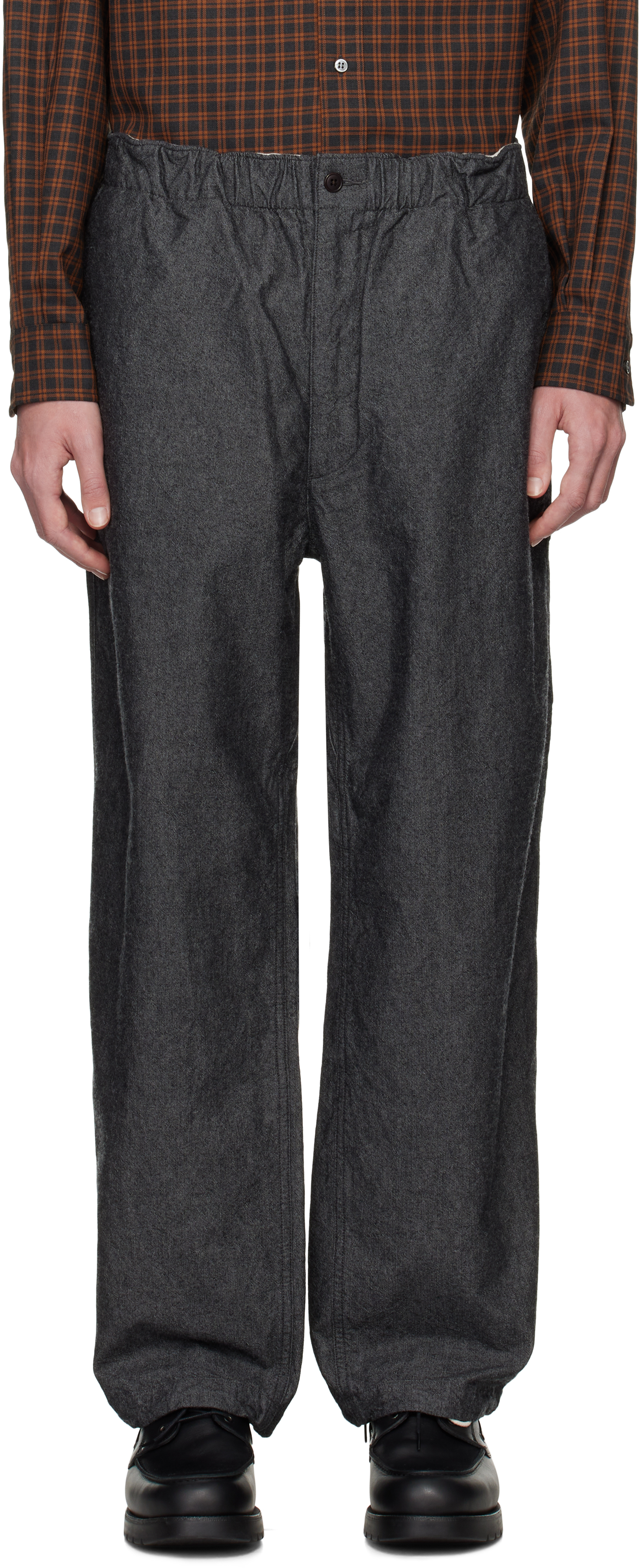 

Серые хлопчатобумажные брюки Mariner nanamica