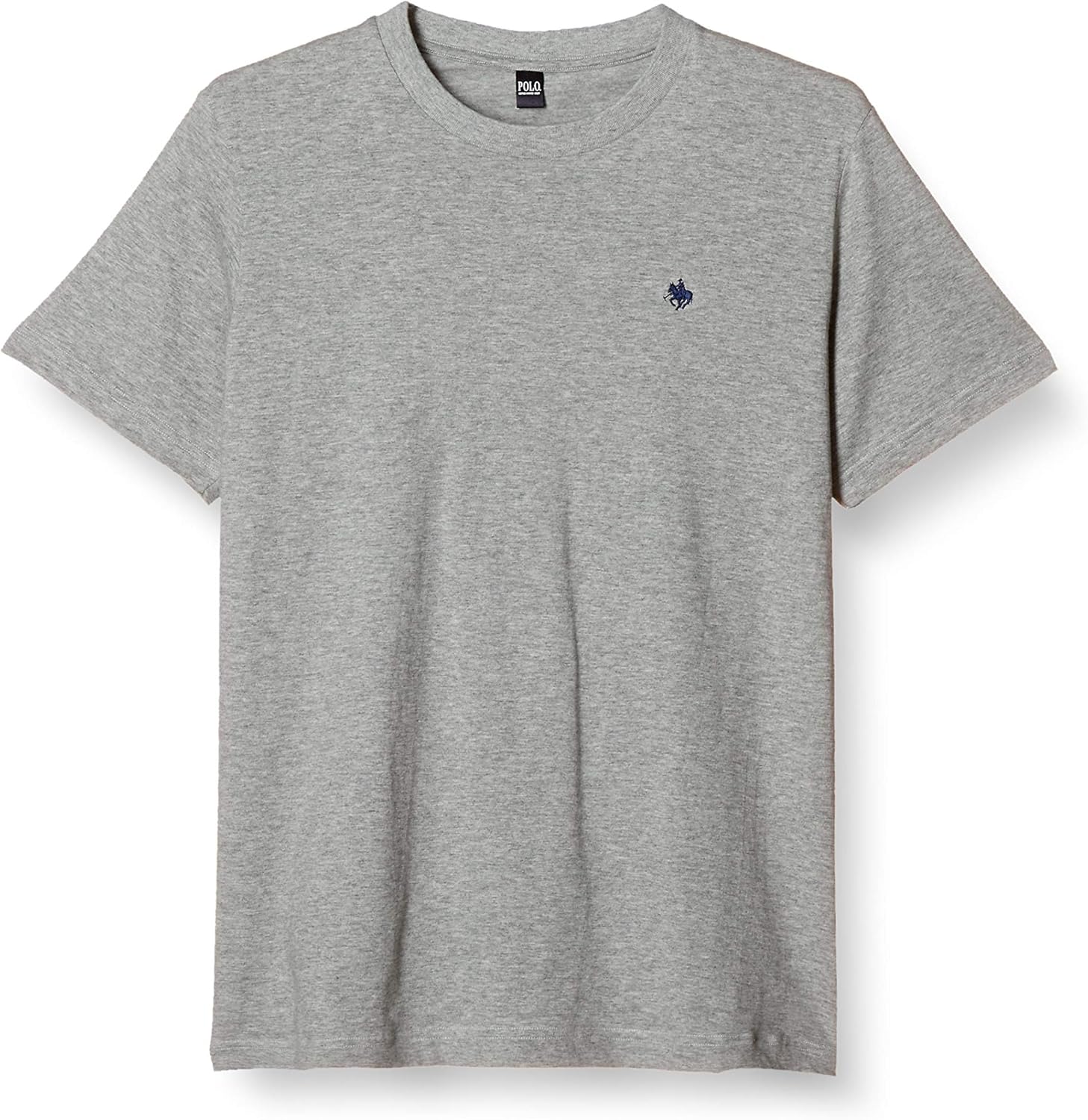 

Футболка-поло Gunze, стандартная модель, с круглым вырезом, мужская, светло-серый