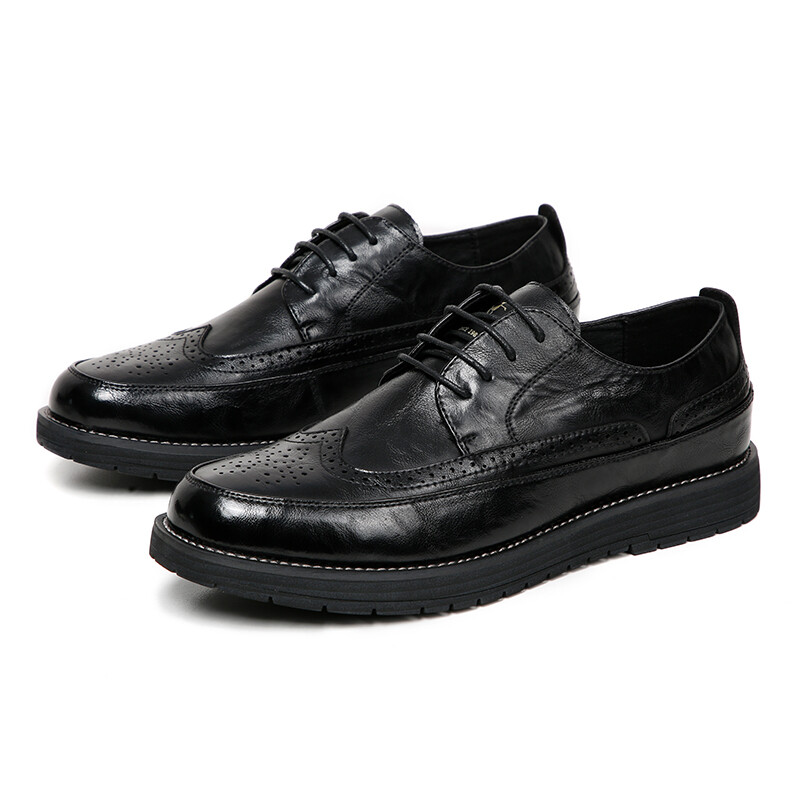 Туфли мужские Men"s Casual Men Low-Top Wit, коричневый — фото 2