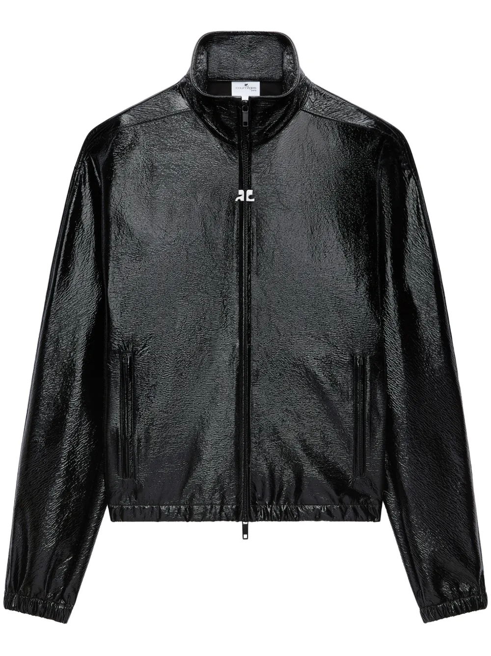 

Виниловая куртка Courrèges, черный