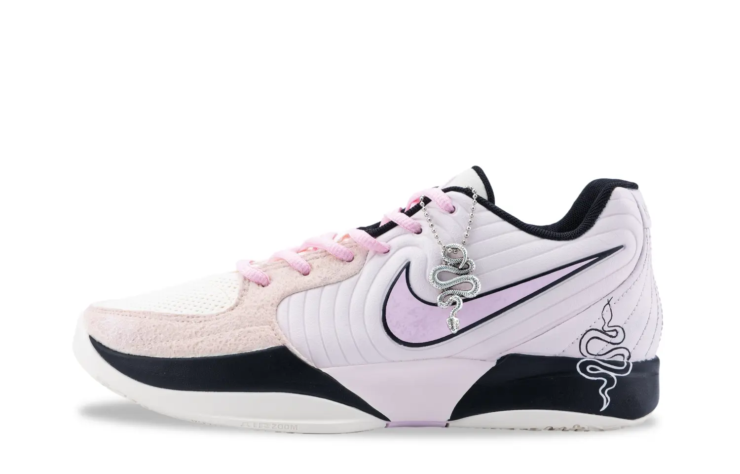 

Nike Баскетбольные кроссовки Ja 2 с низким верхом, противоскользящие, износостойкие, мужские, розовые