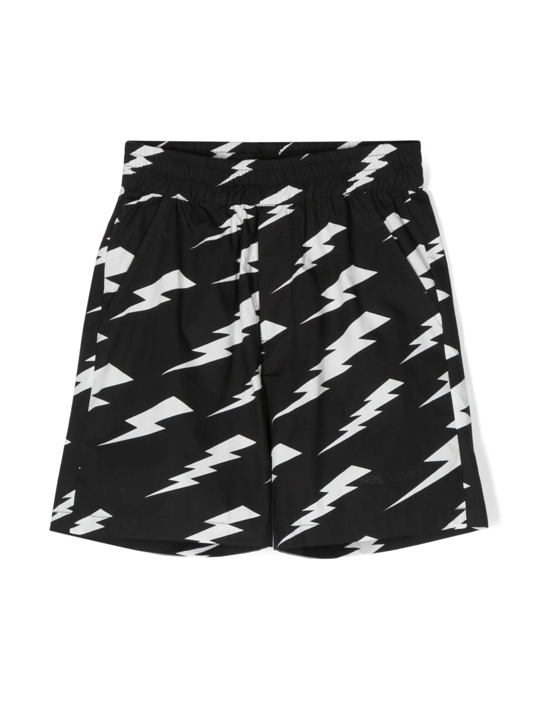 

Шорты с логотипом Neil Barrett Kids, черный