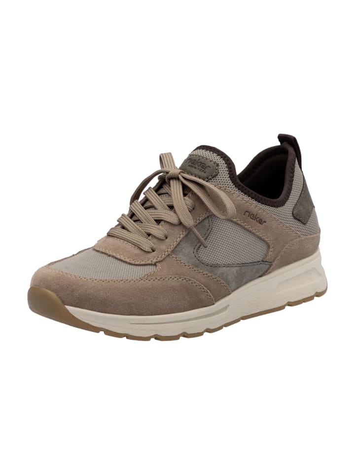 

Rieker Спортивные кроссовки на шнуровке бежевого цвета