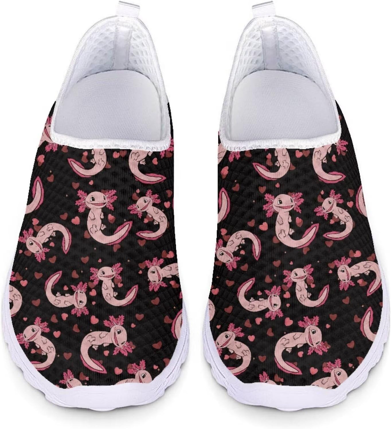 

Кроссовки из сетки для женщин и мужчин, прогулочная обувь, без шнурков, противоскользящие, размер США 5-12, спортивная одежда Xixirimido, розовый