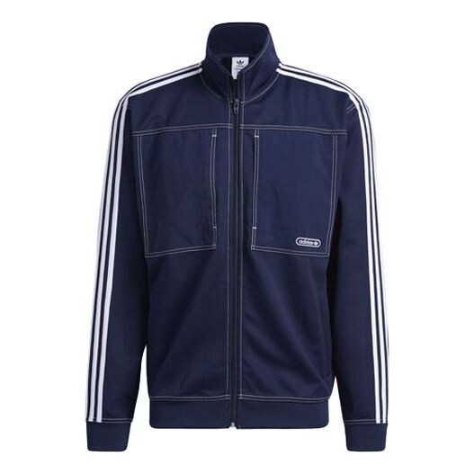 

Куртка adidas originals Athletics Sports Stand Collar Jacket Navy Blue, синий, Синий;черный, Куртка adidas originals Athletics Sports Stand Collar Jacket Navy Blue, синий