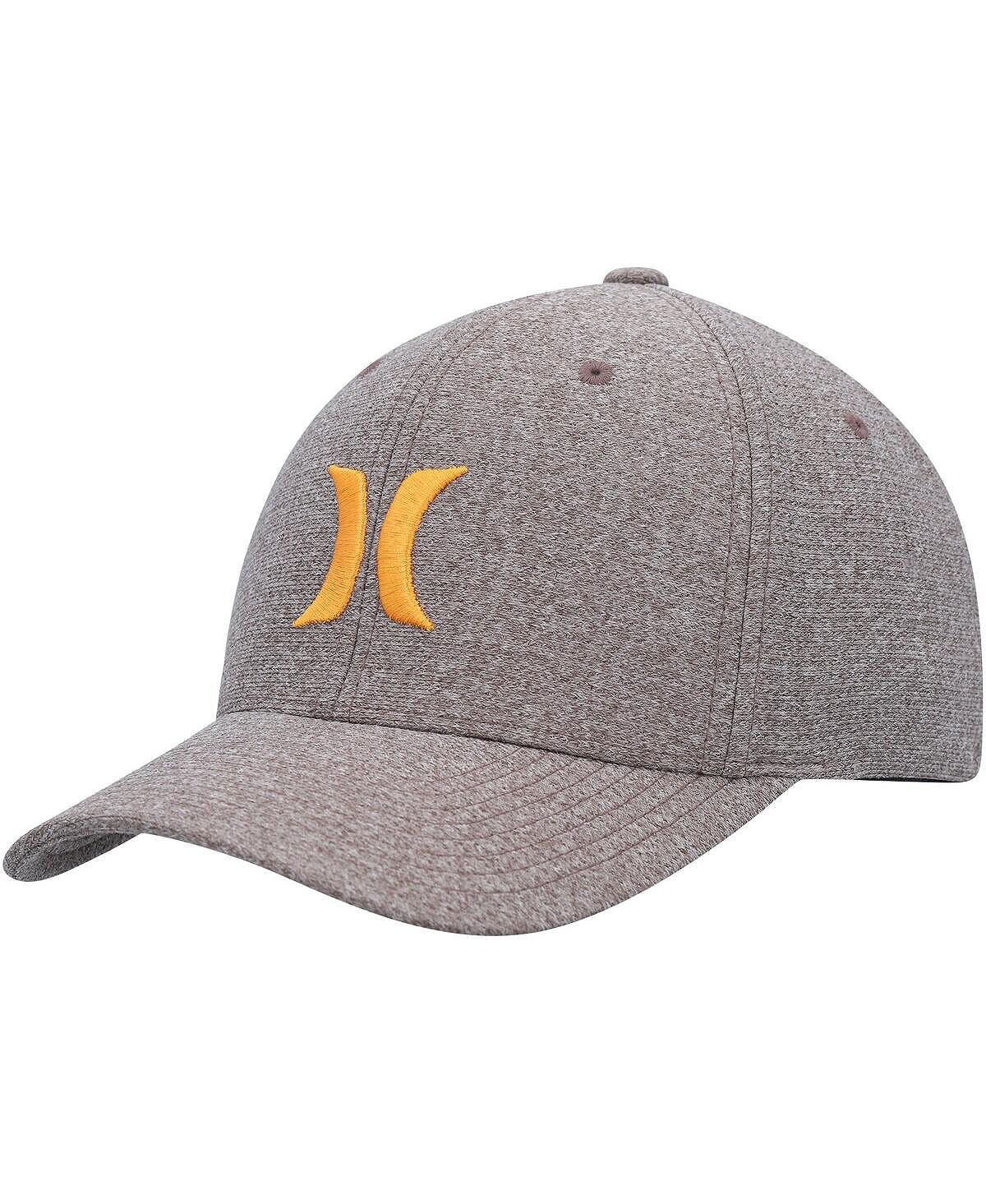 

Мужская шляпа H2O-Dri Pismo Flex Fit серого цвета Хизер Hurley