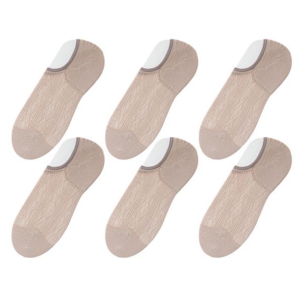 

Женские невидимые носки-следки 6 шт Anna-Kaci, Pink