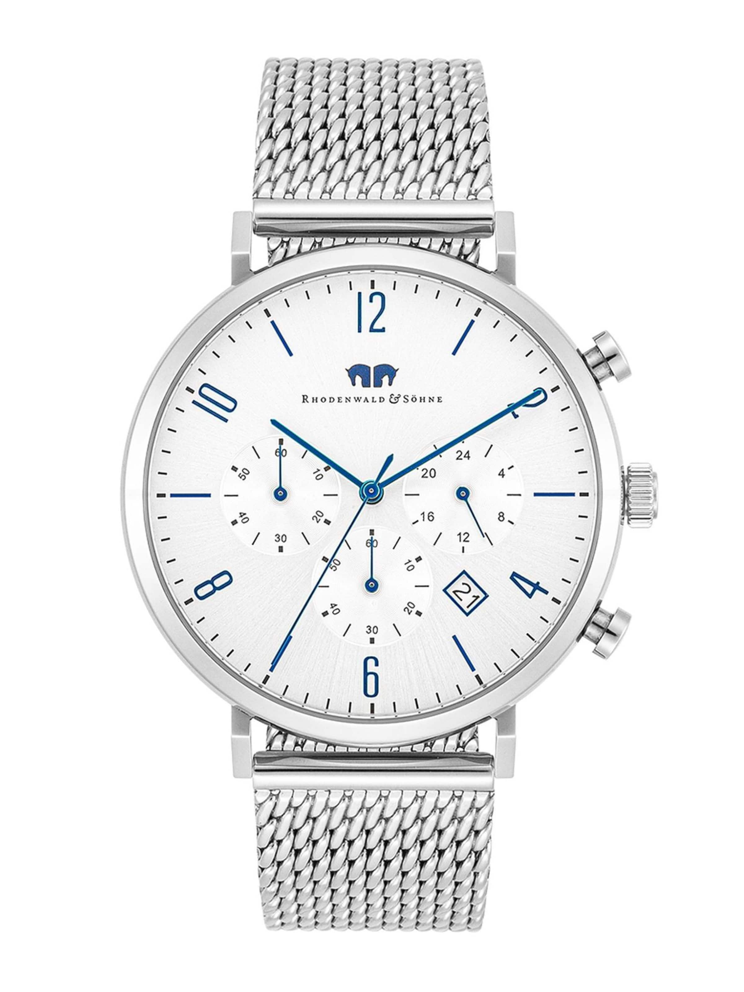 

Rhodenwald & Söhne Серебряные аналоговые часы