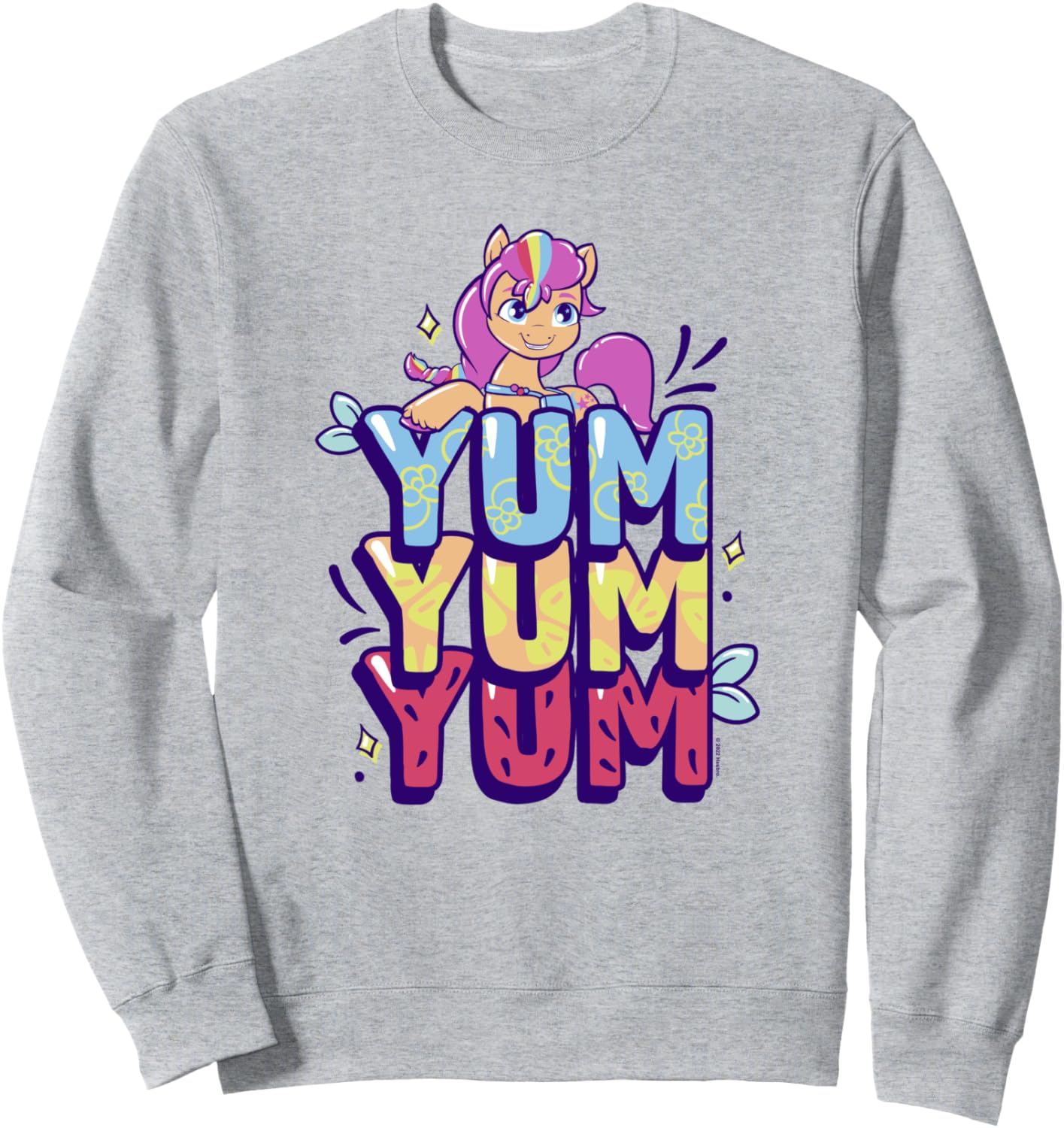 

Толстовка My Little Pony: A New Generation Sunny Starscout Yum Yum Yum, серая, Серый, Толстовка My Little Pony: A New Generation Sunny Starscout Yum Yum Yum, серая