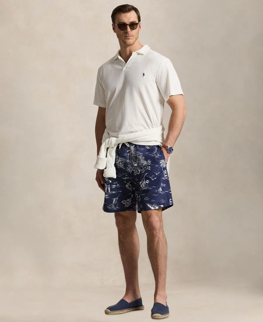 Мужская рубашка-поло с коротким рукавом больших размеров Polo Ralph Lauren — фото 2