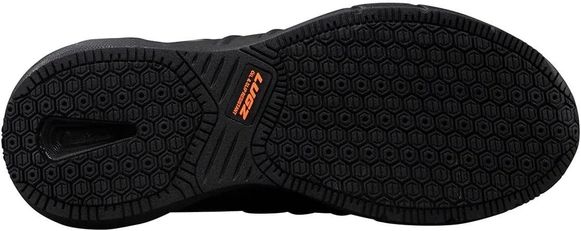 Мужские рабочие нескользящие ботинки Lugz Grapple, кухонная обувь, черные — фото 4