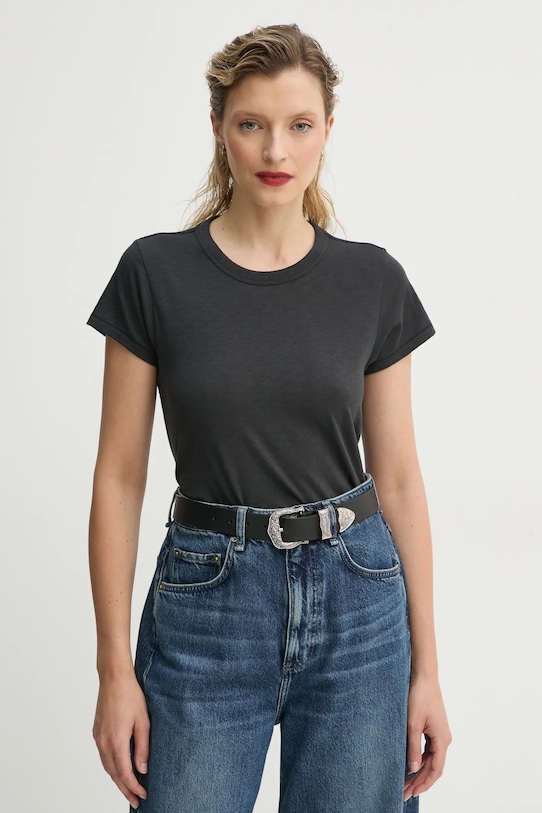 

Футболка из хлопка Rag & Bone, черный