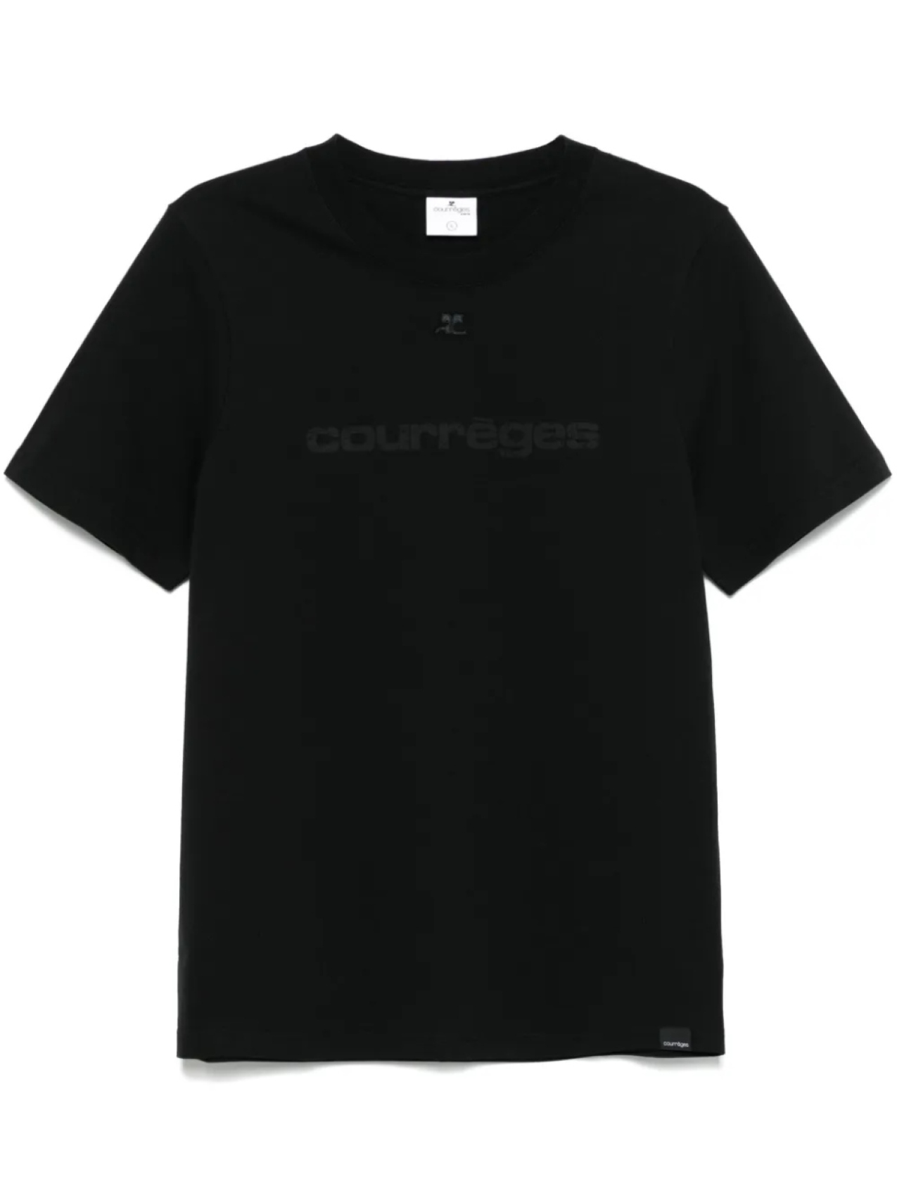 

Футболка с логотипом Courrèges, черный