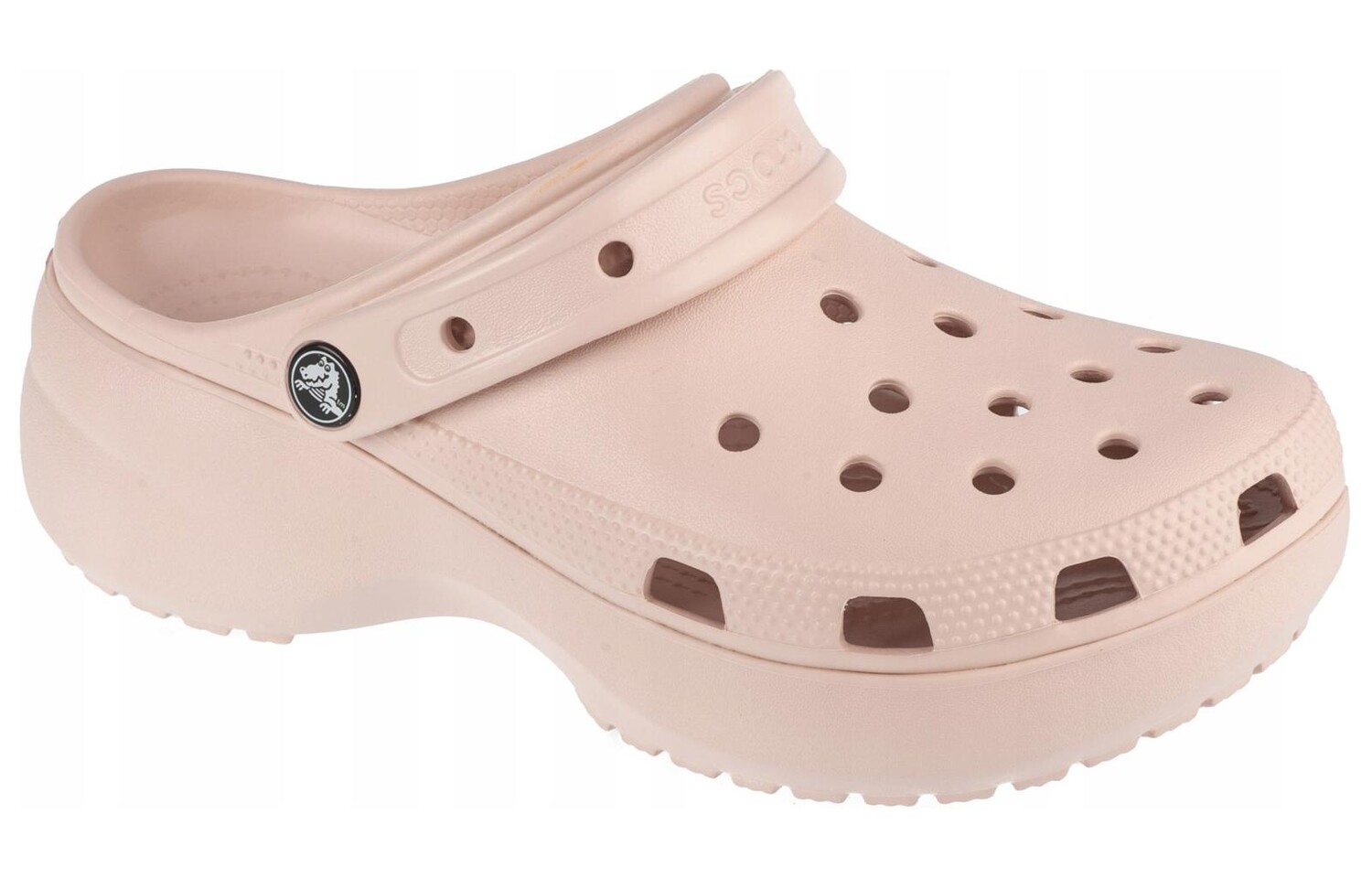 Женские классические туфли-сабо на платформе «Quartz Pink» Crocs, цвет Quartz Pink — фото 2