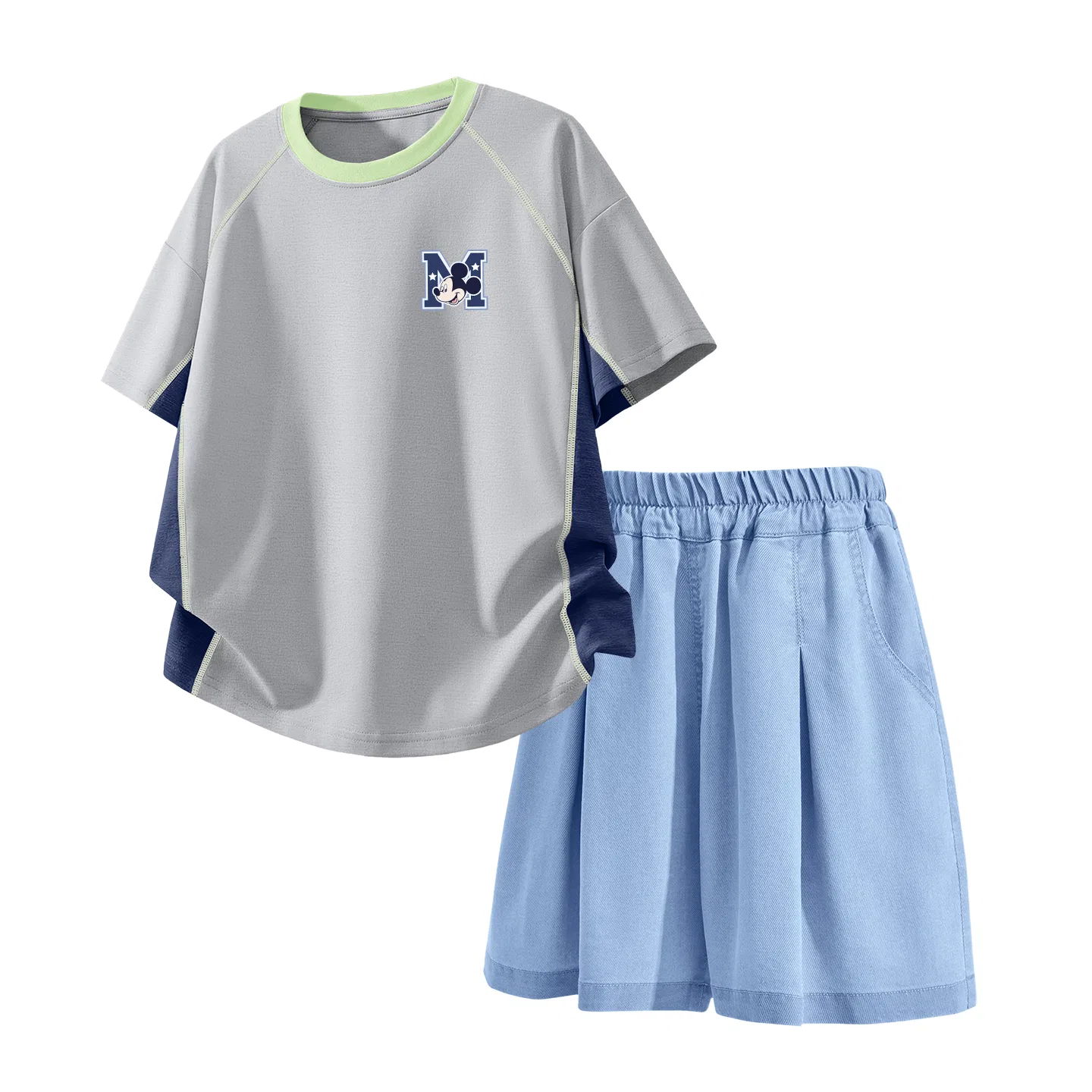 Детский спортивный костюм Disney Kids Casual Sportswear серый и светло-голубой