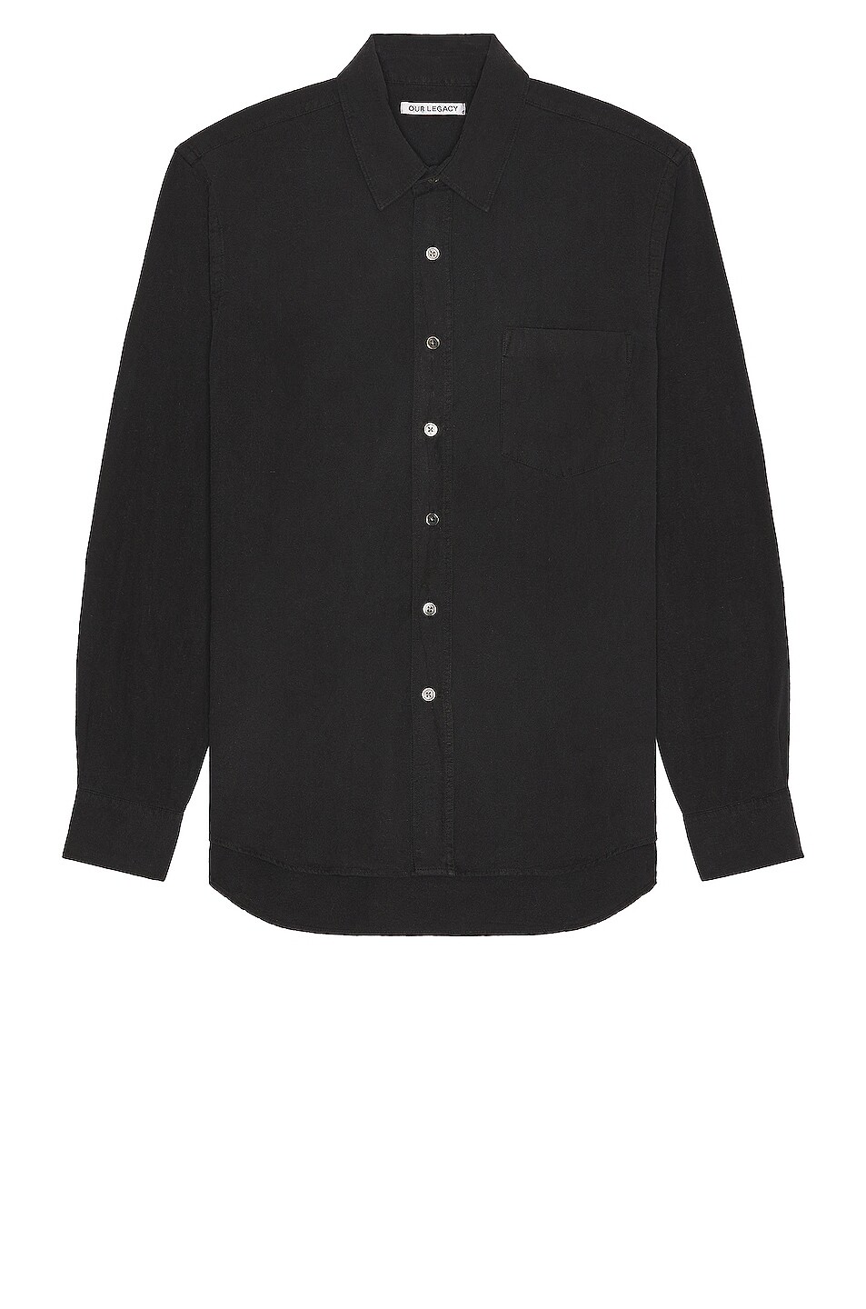 

Рубашка Our Legacy Classic Silk, черный
