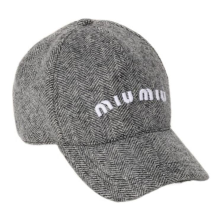

Бейсболка MIU MIU женская серая