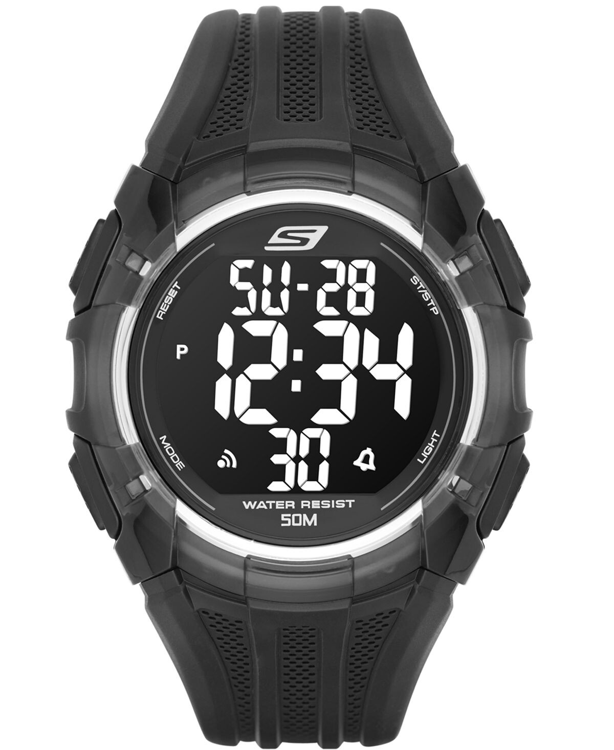 

Мужские часы El Porto Digital с полиуретановым ремешком, 45,5 мм Skechers