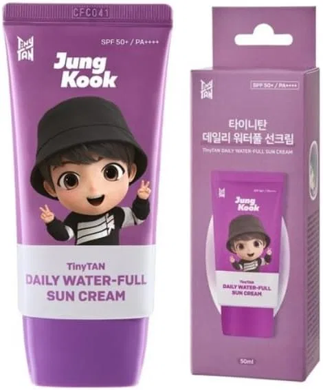 Солнцезащитный крем Tiny Tan с персонажем, Jungkook, 50 мл