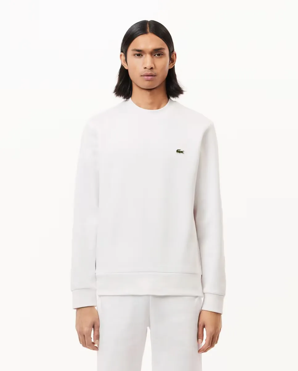 

Мужская толстовка из матового органического хлопка Lacoste, белый