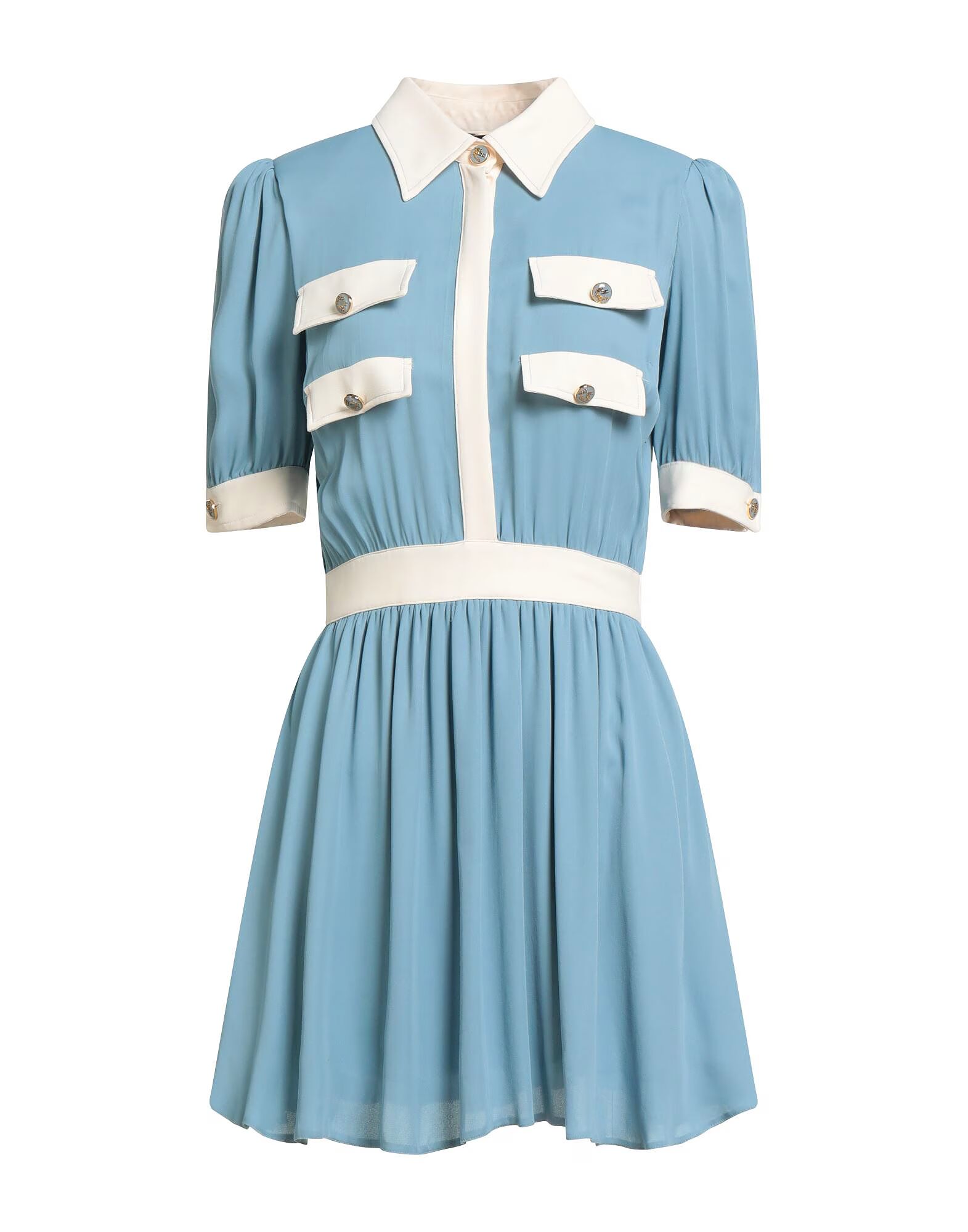 

Мини-платье Elisabetta Franchi, светло-голубой