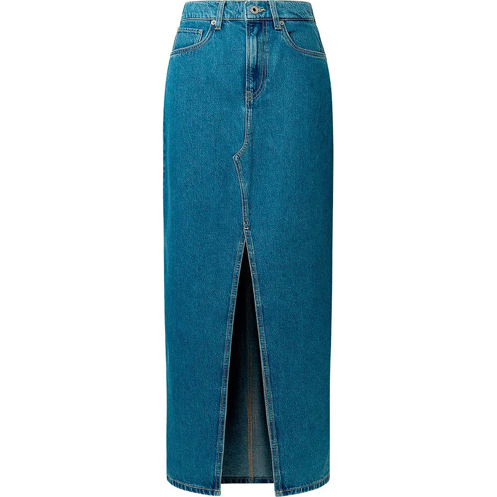 

Юбка Pepe Jeans Maxi long skirt, синий