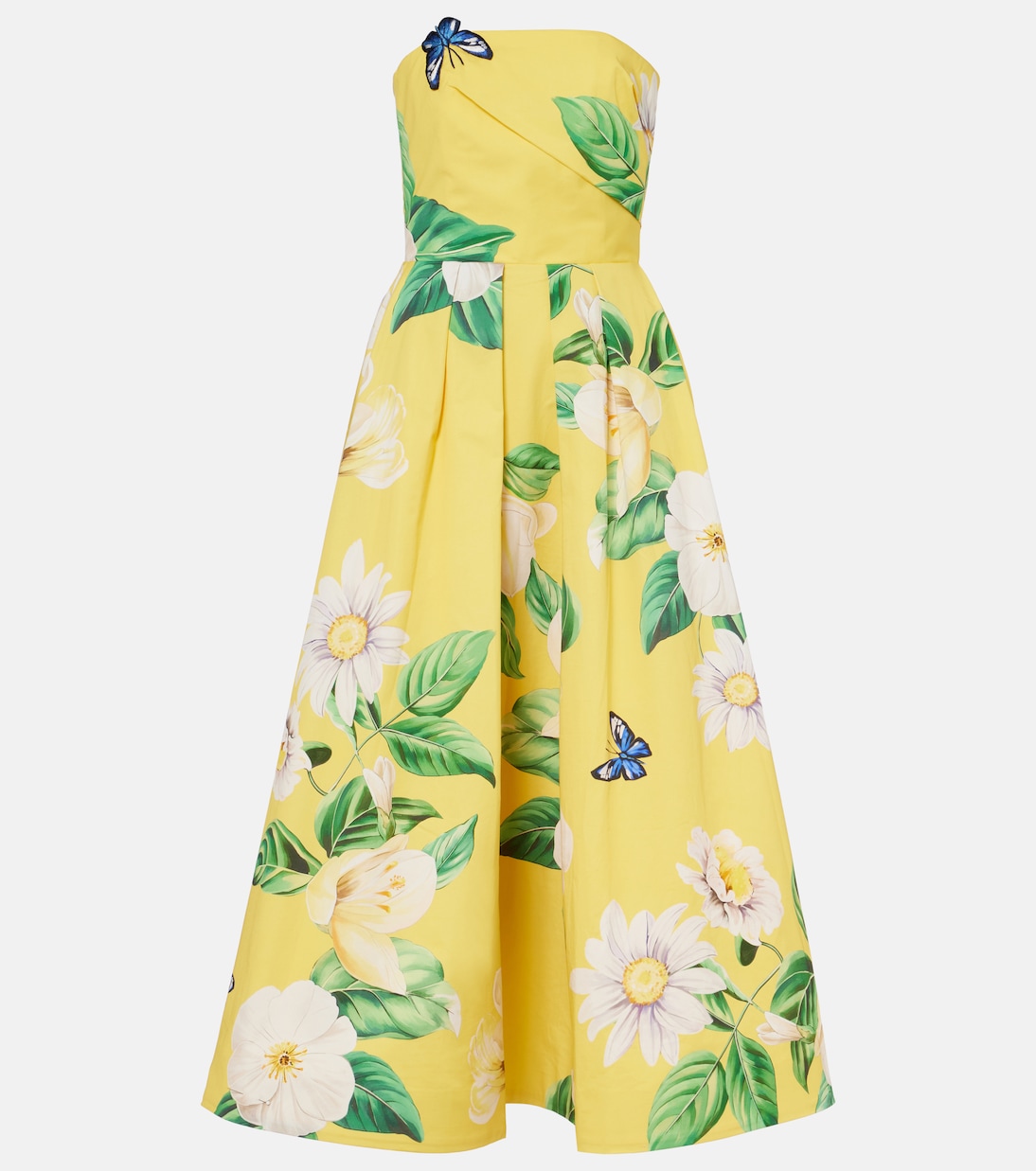 

Летнее цветочное хлопковое платье миди Lynn Leo Lin, Joie Print In Sunshine