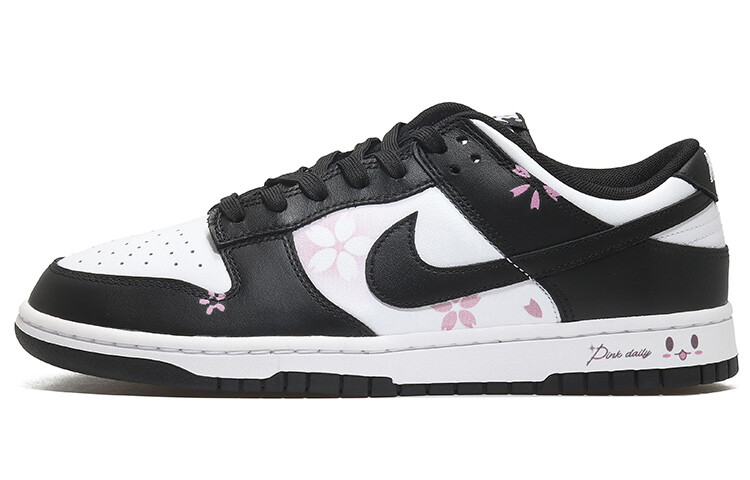 

Кроссовки Nike Dunk Skateboard Shoes Men Low-Top Black White Pink