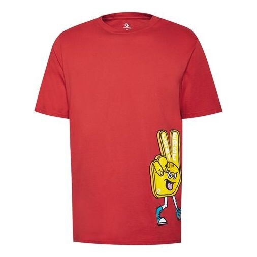 

Футболка Converse Printing Pattern Short Sleeve Red, красный