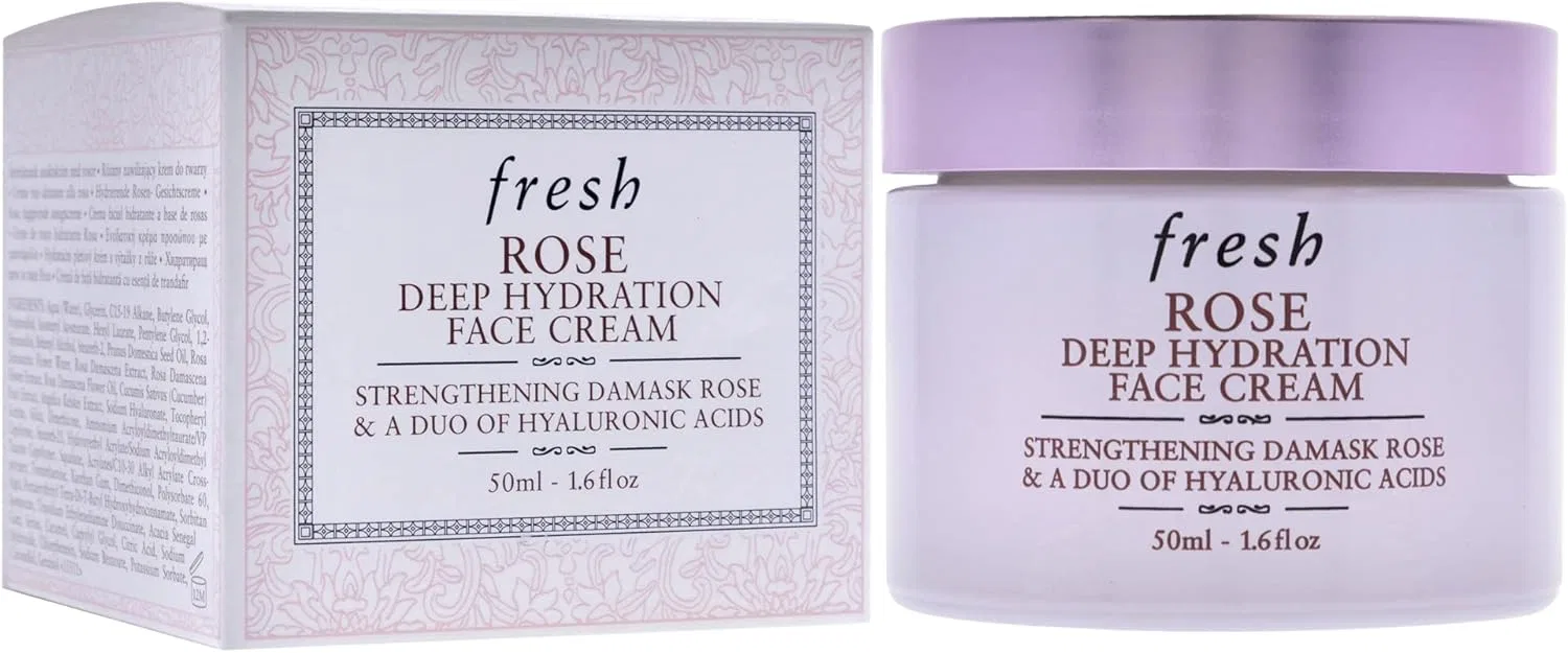 Крем для лица Fresh — Дневной Rose Deep Hydration, 50 мл — фото 3