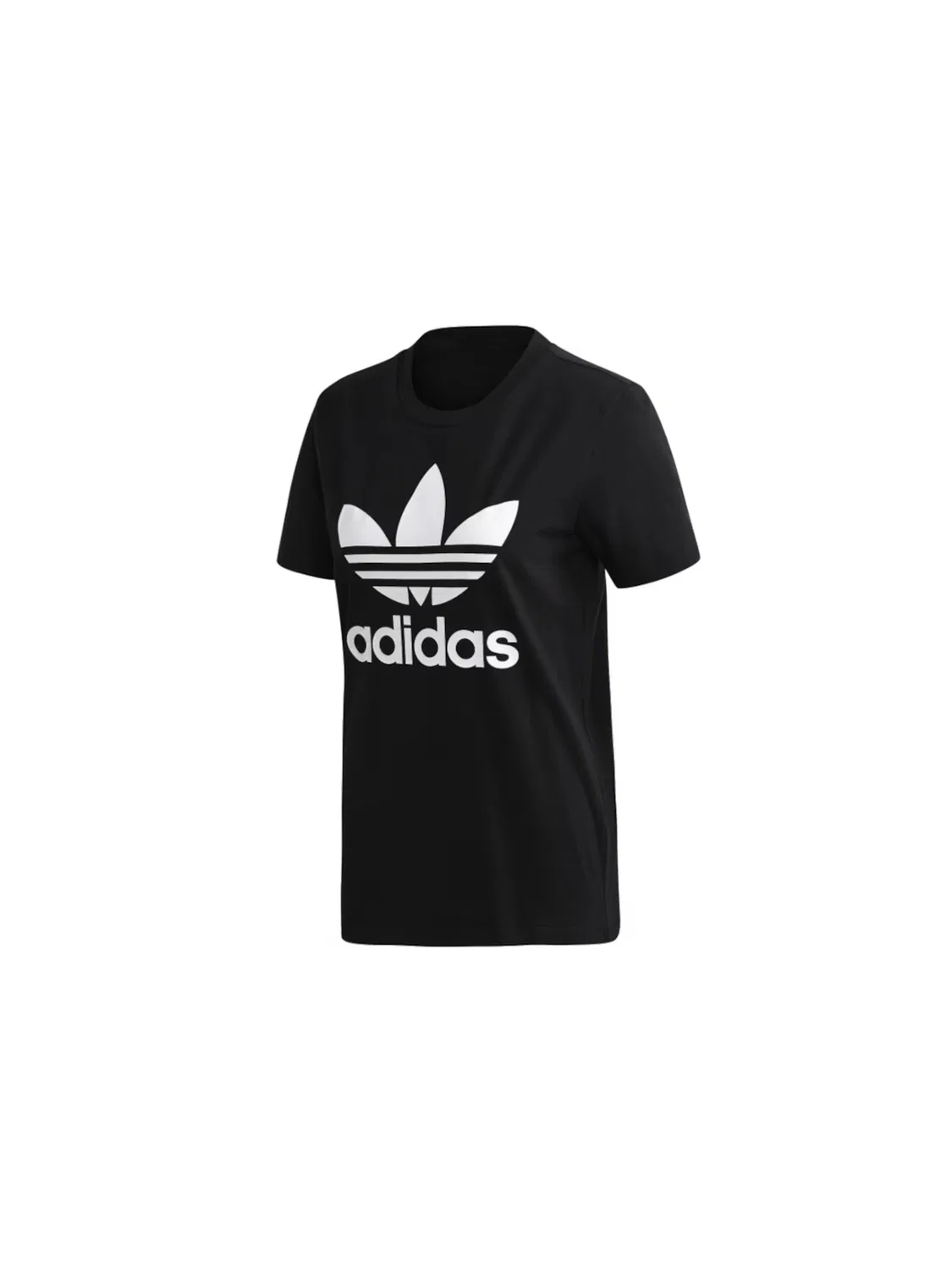 Футболка Adidas Originals adidas Trefoil Tee черного цвета