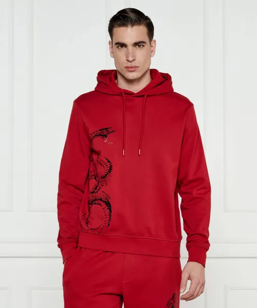

Толстовка Loose fit Armani Exchange, красный