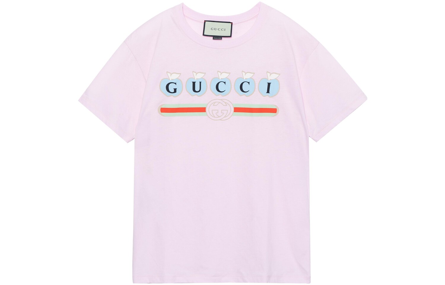 

Футболка унисекс розовая Gucci, розовый
