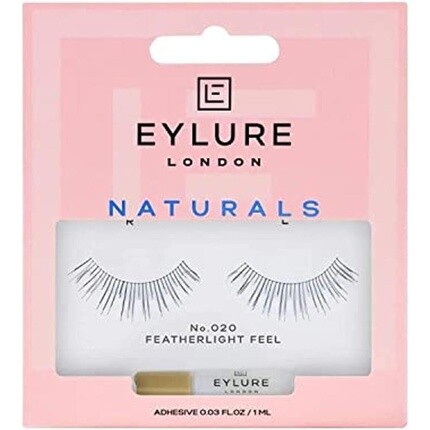 

Naturals No.020 Накладные ресницы с клеем, 1 пара, Eylure