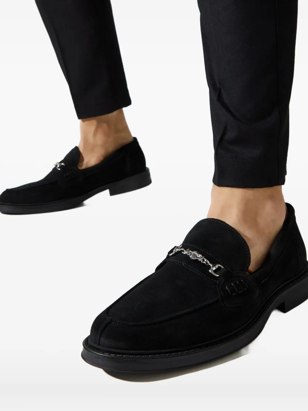 Лоферы с закругленным носком Filling Pieces, черный — фото 4