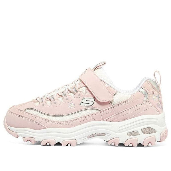 

Кроссовки d'lites 'pink white' Skechers, розовый