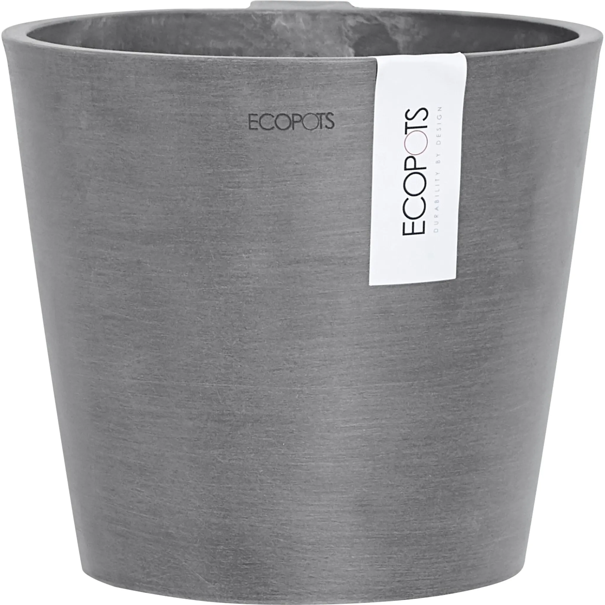 

Цветочный горшок ECOPOTS «AMSTERDAM WALL Grey», ШxГxВ: 21,8x21,8x17,5 см, серый