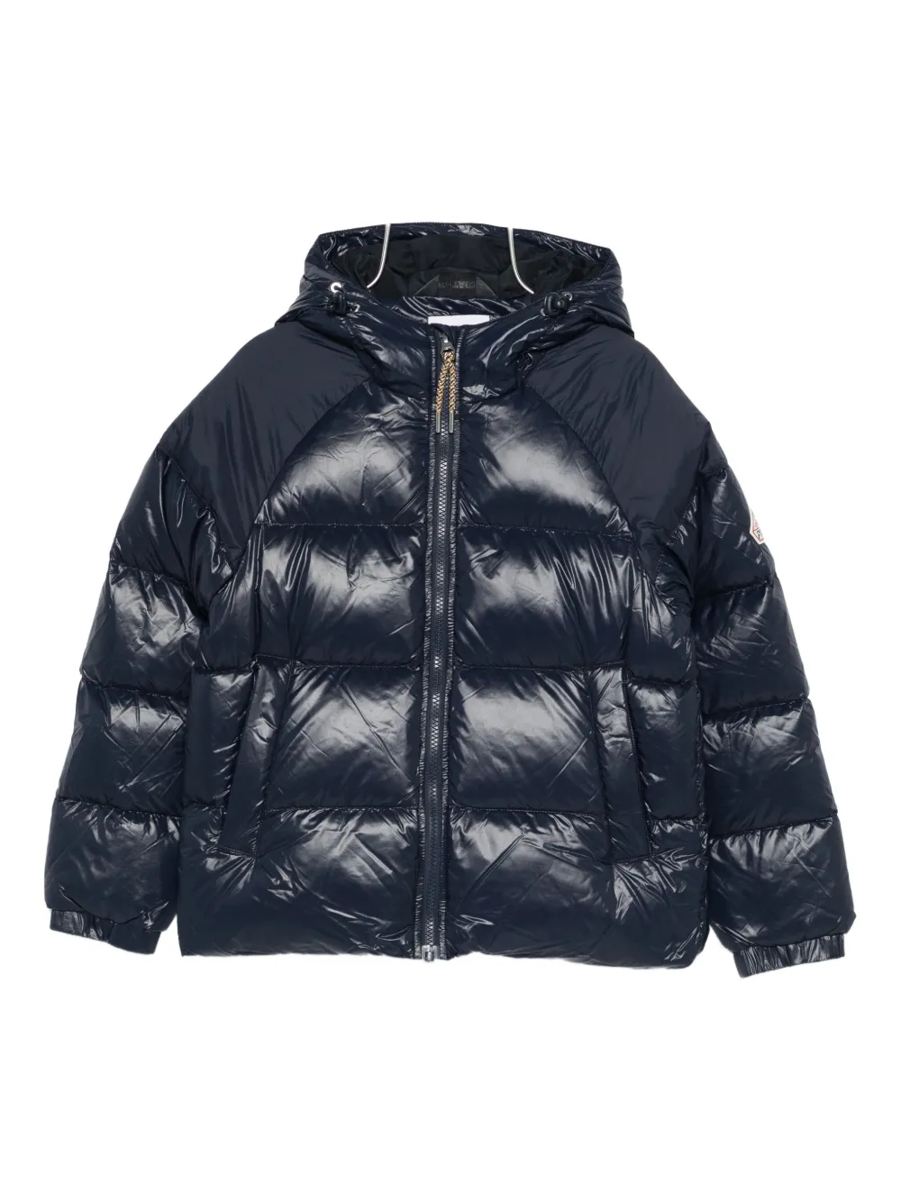 

Стеганая куртка с капюшоном Pyrenex Kids, синий